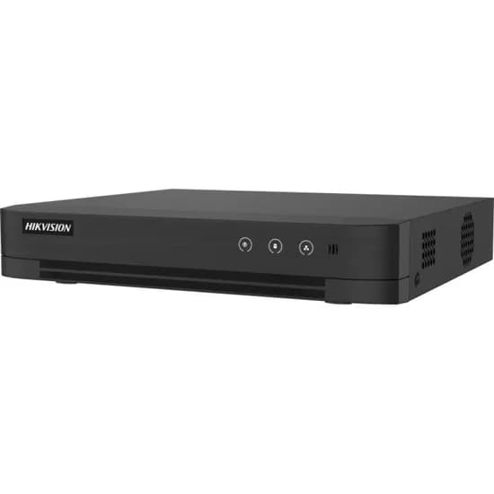 Gravador de Vídeo Digital Hikvision DVR DS-7208HGHI-M1/T 8 Canais CFTV de Vigilância - Preto image