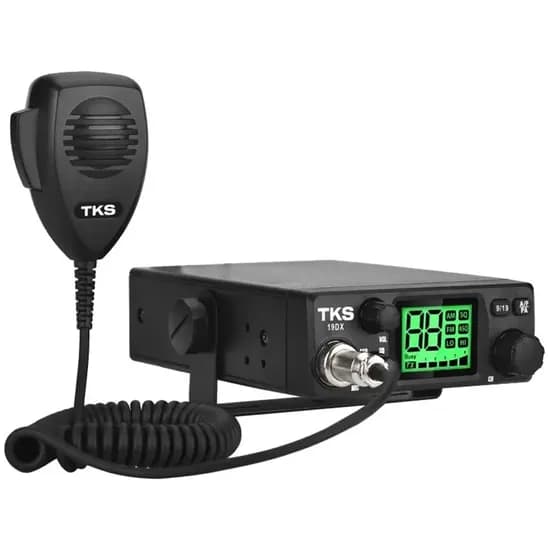 Rádio Amador TKS PX-19DX - 80 Canais - AM/FM - Preto image
