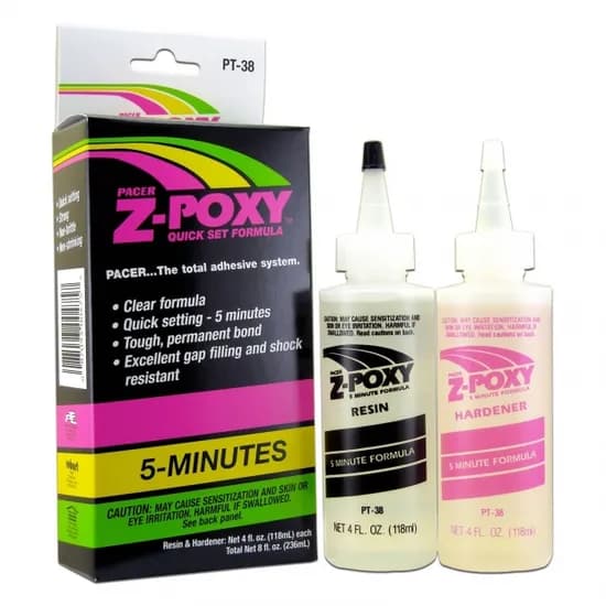 Cola Zap Z-Poxy Epóxi de 5 Minutos 236ml PT-38 image
