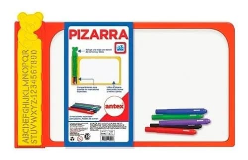 Quadro Branco Magnético 60X90 CM - Inclui 4 Marcadores Coloridos image