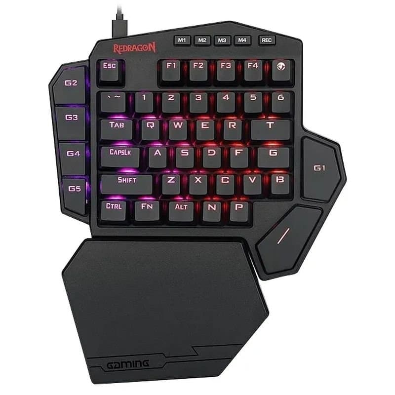 Teclado Gamer Redragon Diti K585RGB Com Fio - Layout Inglês e Iluminação RGB image