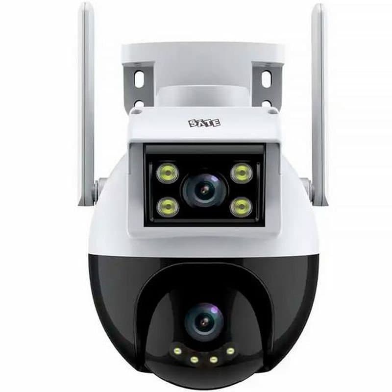 Kit de Câmeras IP Wi-Fi A-CAM008D para Exterior - Branca e Preta image