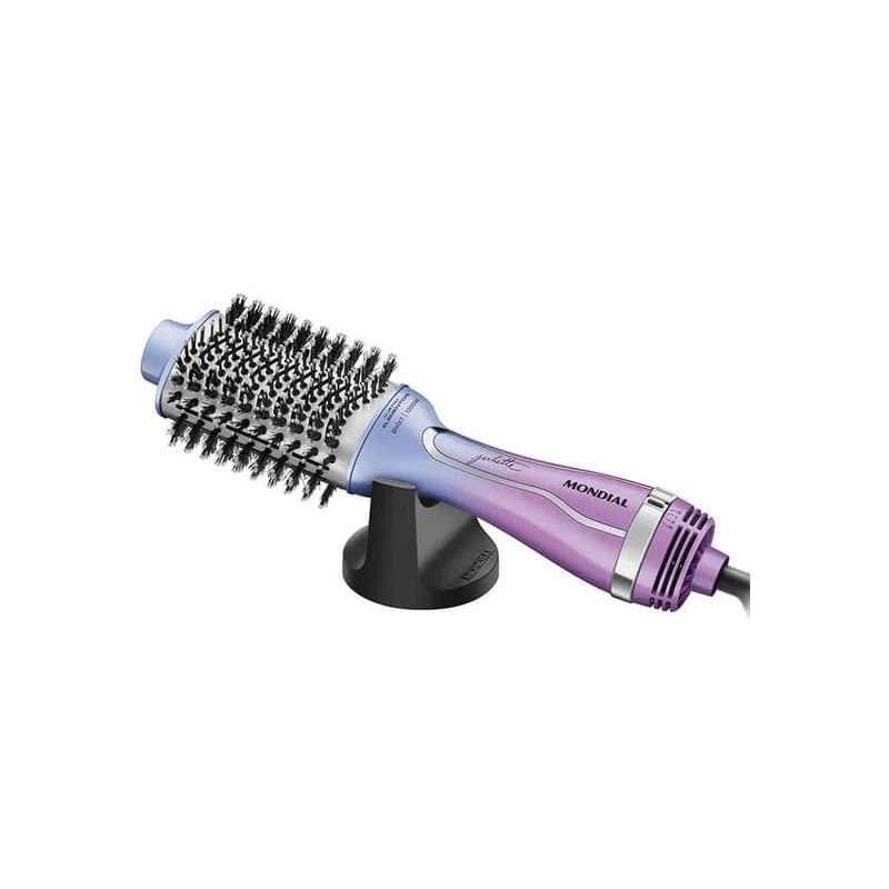 Secador de Cabelo e Escova Multifuncional Mondial BY Juliette ES-JU-03 1200W - Rosa/Azul image