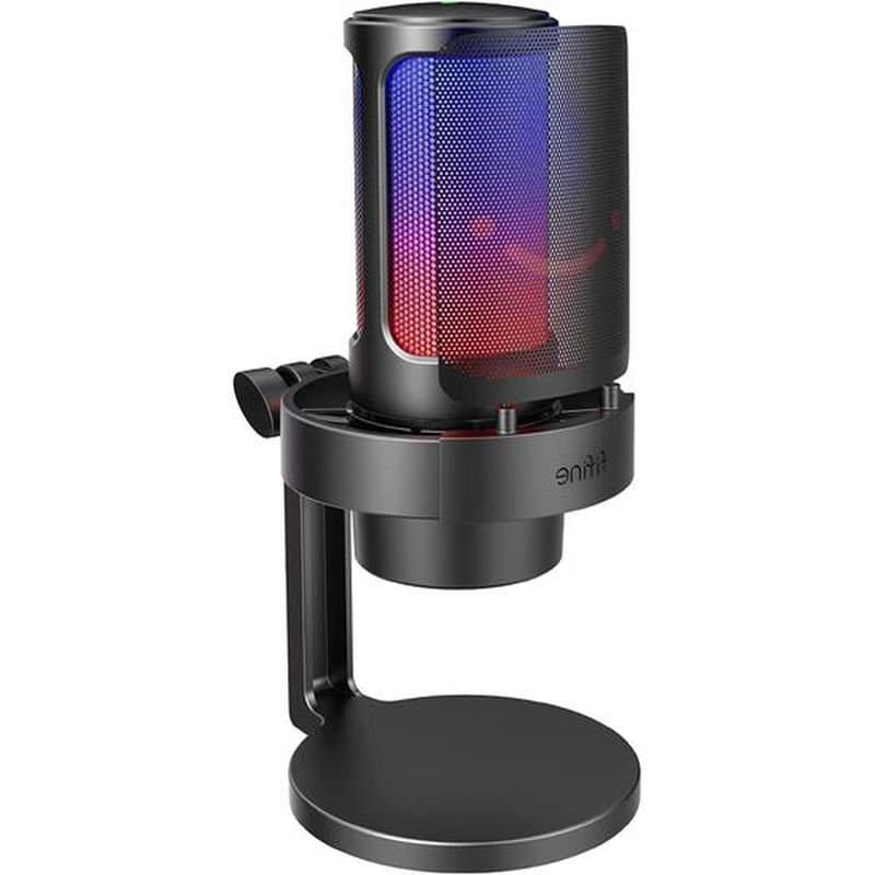 Microfone USB RGB Fifine A8 - Preto com qualidade profissional de som image