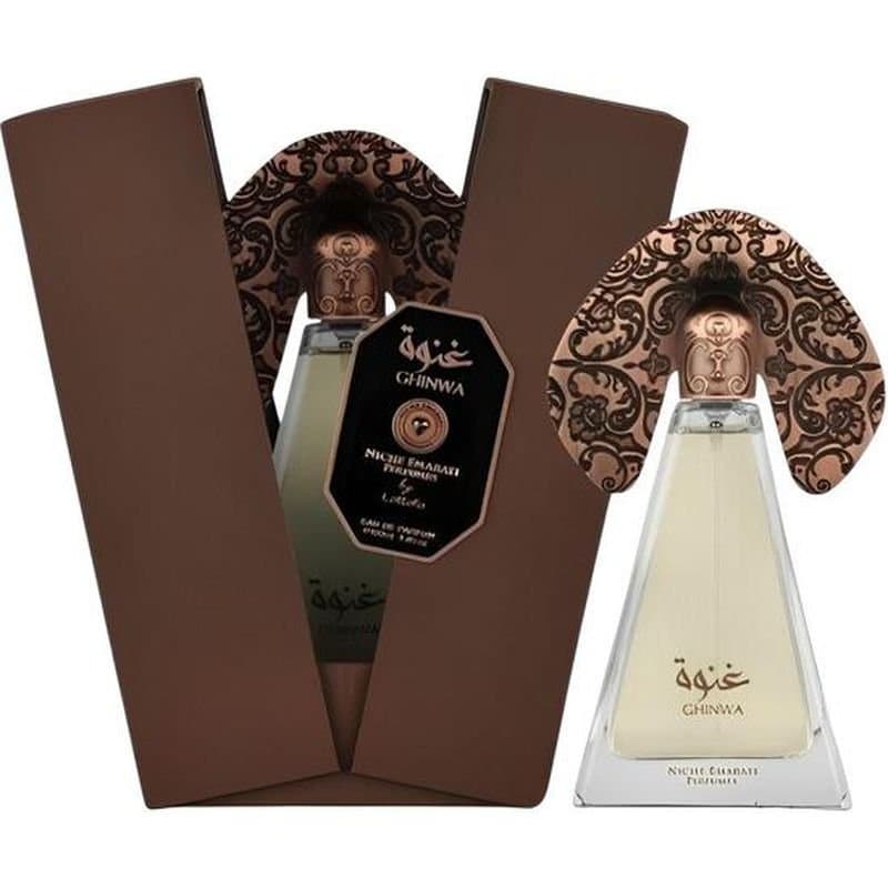 Perfume Ghinwa Niche Emarati Lattafa 100ml Unissex - Elegância e Sofisticação image