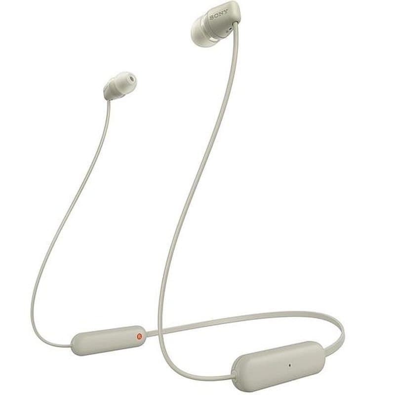 Fone de Ouvido Bluetooth Sony WI-C100 In-Ear - Cor Taupe image