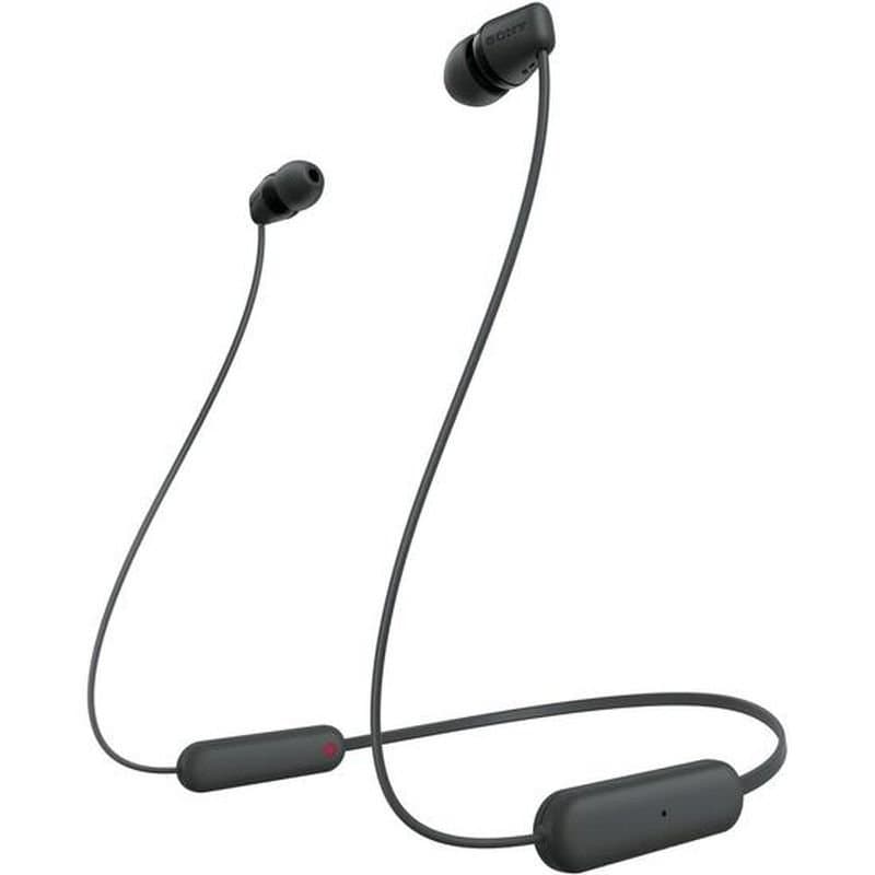 Fone Sony In-Ear Bluetooth WI-C100 - Conectividade Sem Fios, Cor: Preto image